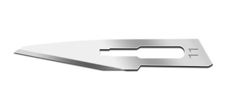 Blade, Swann Morton, Stainless Steel, Size 11, Sterile, 100/bx