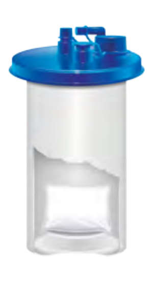 Flex Advantage Suction Liners w/Medi-Vac Solidifier, 1500CC, Disposable, 50/cs