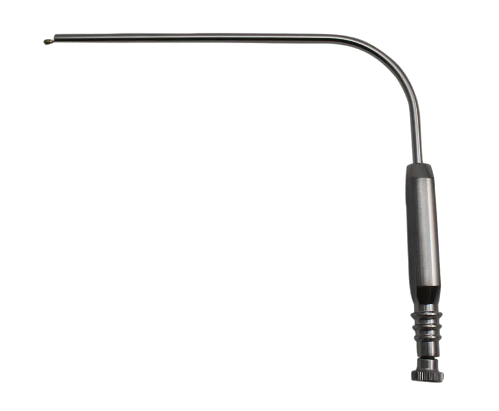 Suction Tube, Frazier, Angled, 9 FR, 4-1/2"