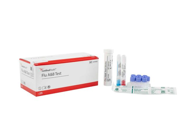 Rapid Flu A & B Test, CLIA Waived, 25/kt, 18kt/cs
