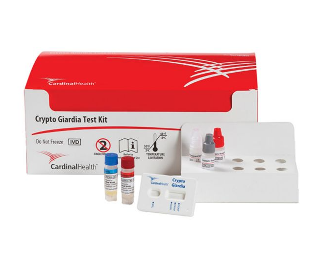Crypto Giardia Rapid Test Kit, 30 Determinations, 30pr/kit, 1 kit/bx, 12bx/cs