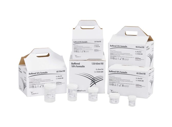 10% Neutral Buffered Formalin Prefilled Specimen Container, 480/240ml Filled, 24/pk, 1 pk/cs