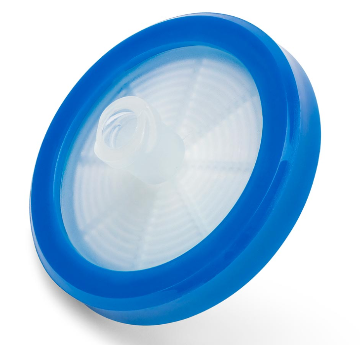 Sterile MCE Syringe Filters, 0.45μm Porosity, 30mm Diameter, PP Housing, PP Housing, 50/bx