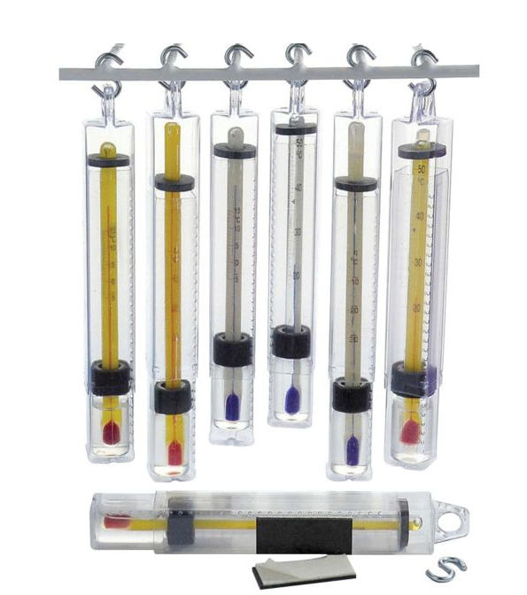 Refrigerator Thermometer, Therm-Chex Analog Bottle, -5 to 15°C, 5ml 1/ea