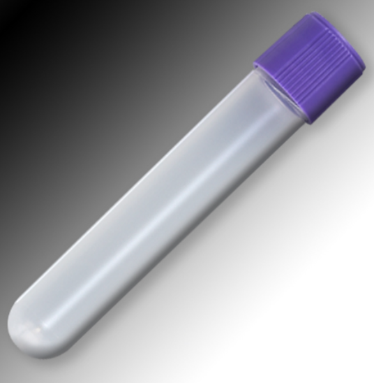 Sample Tube, 4mL, External Threads, PP, Round Bottom, 1000/bg