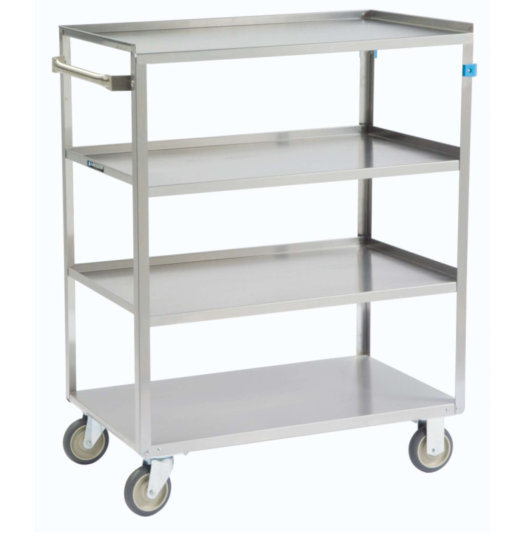 Lakeside 471 Linen Utility Cart, 4 Shelf