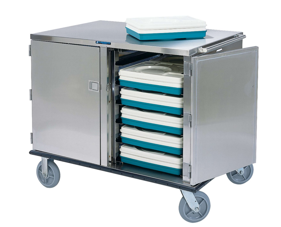 Lakeside 5628 Elite Series Low Profile Tray Delivery Cart, 28 Tray Capacity