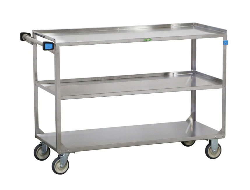 Lakeside 459 Stainless Steel Utility Cart, 3 Shelf