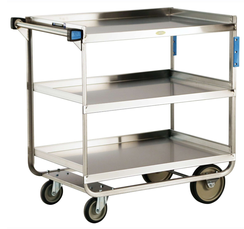 Lakeside 759 Stainless Steel Utility Cart, 3 Shelf
