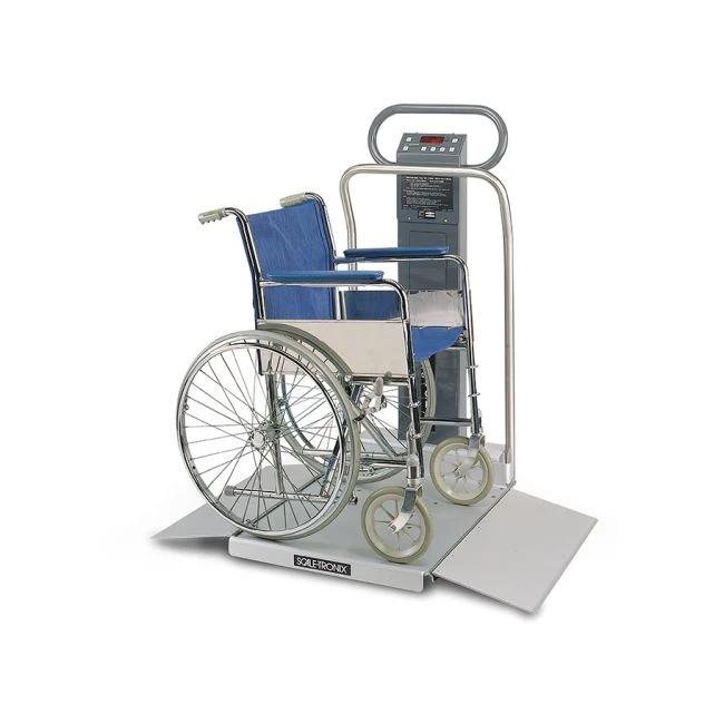 Oversized Wheelchair Scale with Standard Weight, Data Port and Battery Power