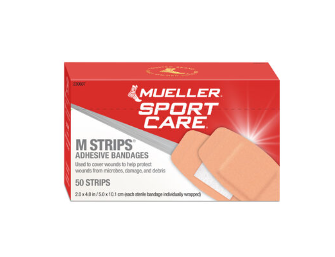 Fabric Bandage, Adhesive, 2" x 4", Sterile, 50 strips/bx