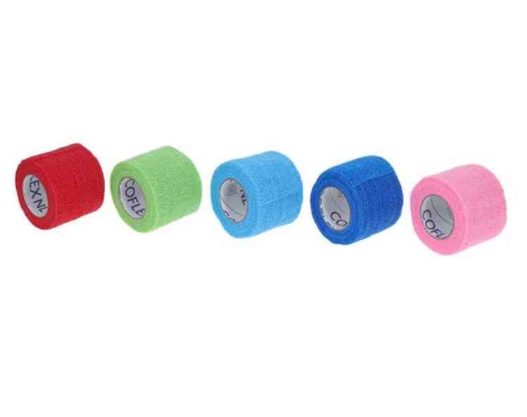 Self-Adherent Wrap, 2" x 5 yds, Colorpack, Hand Tear, Latex Free, 36 rl/cs