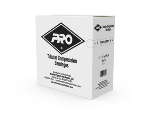 Tubular Compression Bandage, 3", Black