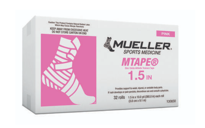 MTape, Pink, 1.5" x 10 yd, 32 rolls/cs