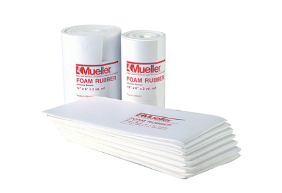 Foam Rubber, Adhesive Backed, 1/4" x 6" x 2 yd