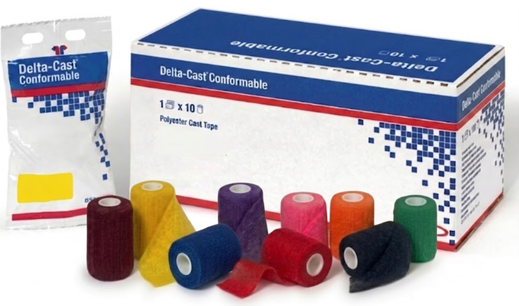 BSN Medical/Jobst Delta-Cast Conformable Cast Tape, 2" x 4 yds, Mixed Pack, 10rl/bx