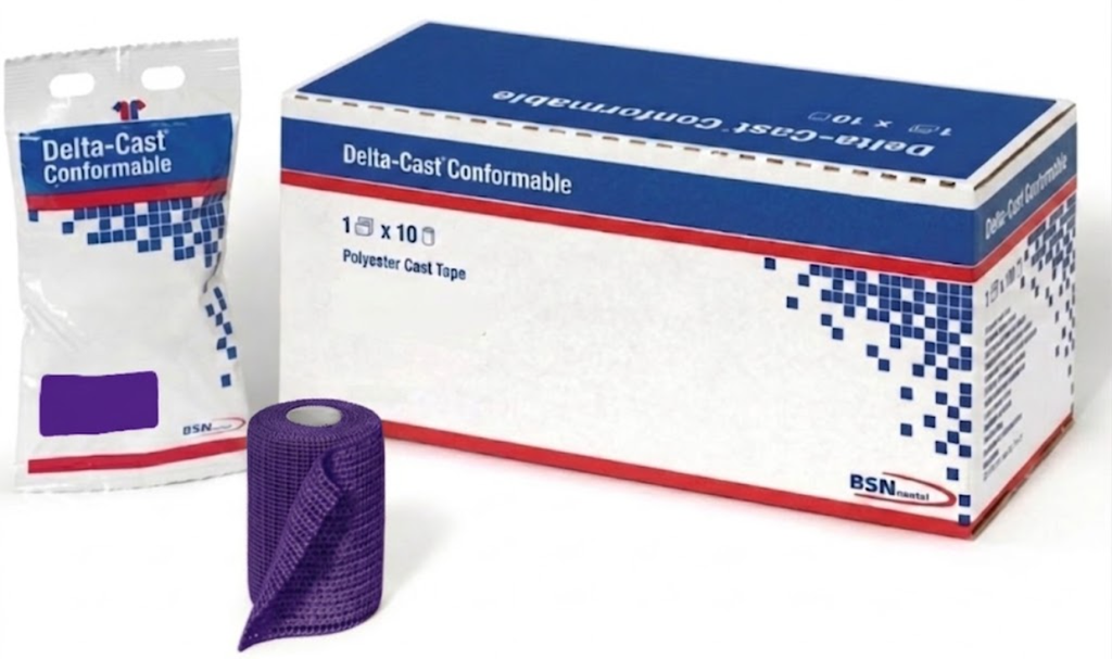 BSN Medical/Jobst Delta-Cast Conformable Cast Tape, 3" x 4 yds, Purple, 10rl/bx