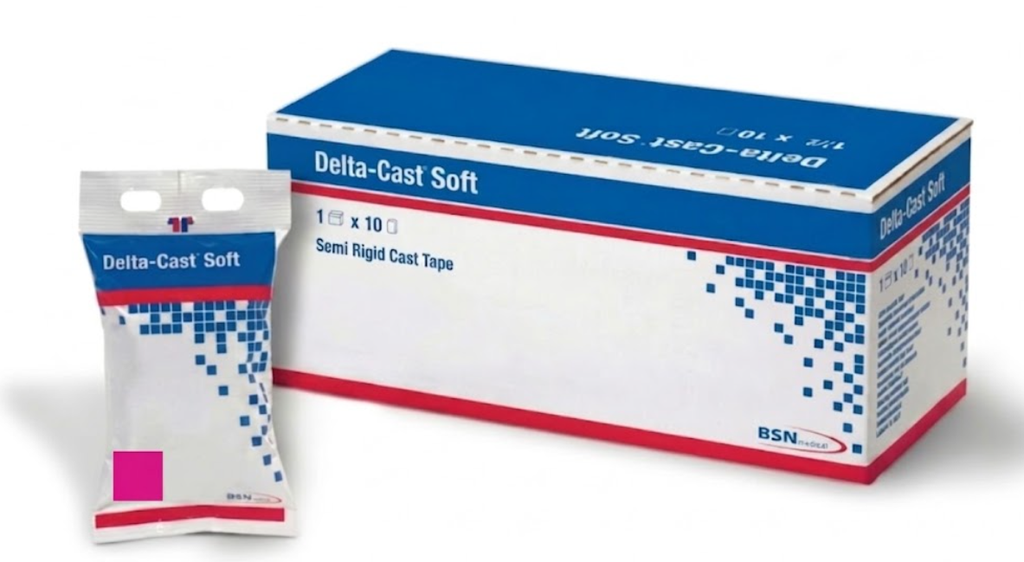 BSN Medical/Jobst Delta-Cast Soft Cast Tape, 2" x 4yds, Pink, 10rl/cs