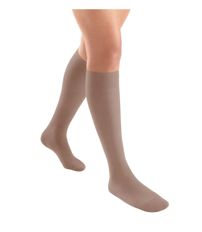 BSN Medical/Jobst Activa Sheer Stockings, 8-15mmHg, Knee High, Bronze, Lg