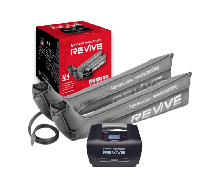 Revive M4 Gear Pack, Leg Boots & M4 Console, Unisex, Sm, Gray