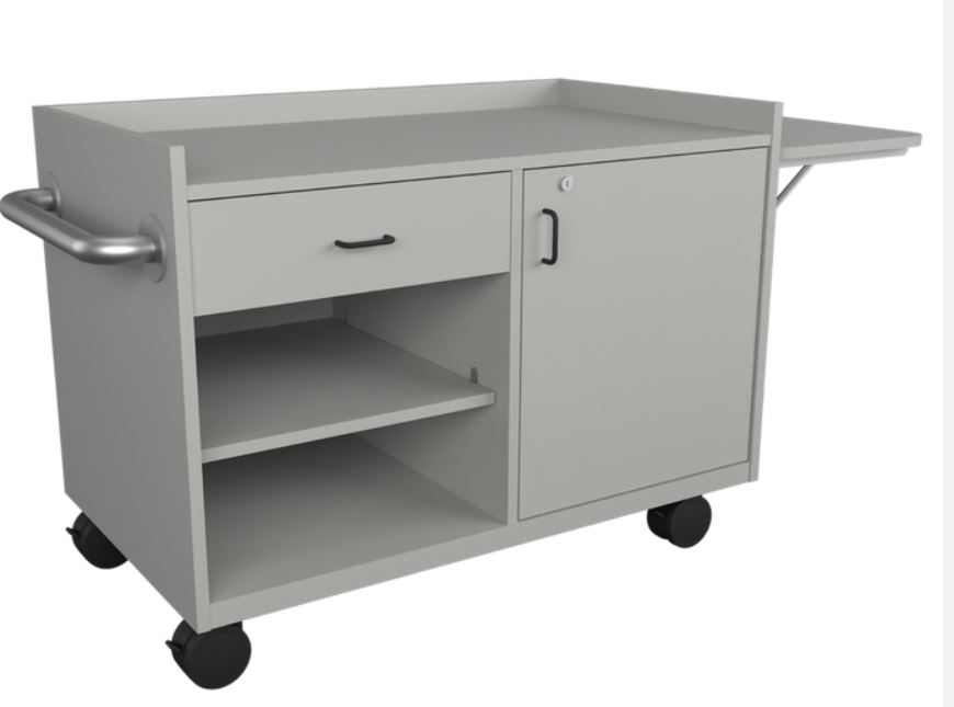 Pivotal Health Solutions Splint Cart, 38" Height, Grey Laminate