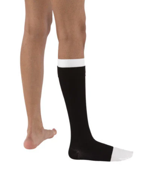 UlcerCARE 2-Part System w/Liner, Knee-High, Black, XLg, 1/bx
