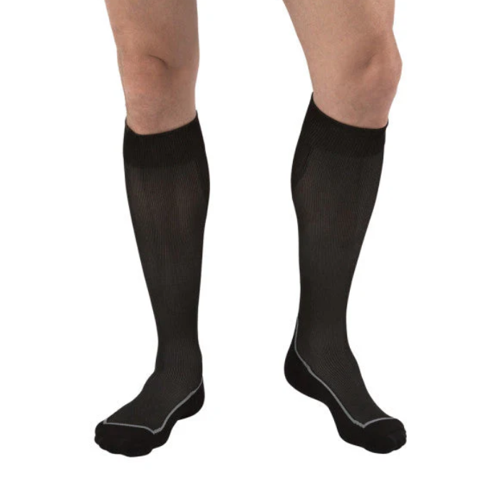 BSN Medical/Jobst Sport Knee High 15-20 mmHg, Cool Black/Black, Med