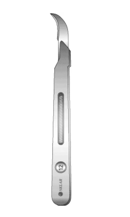 Sklar Sterile Disposable Scalpels, #12, 10/bx