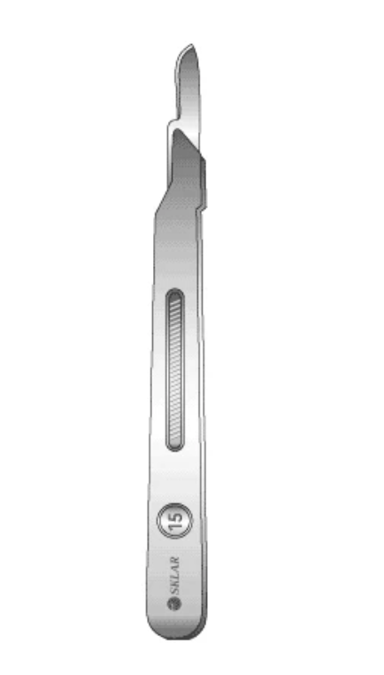 Sklar Disposable Scalpel #15, Sterile, 10/bx