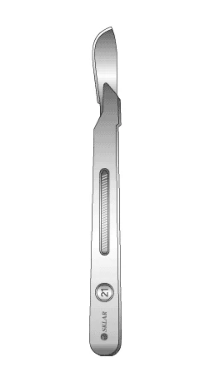 Sklar Disposable Scalpel #21, Sterile, 10/bx
