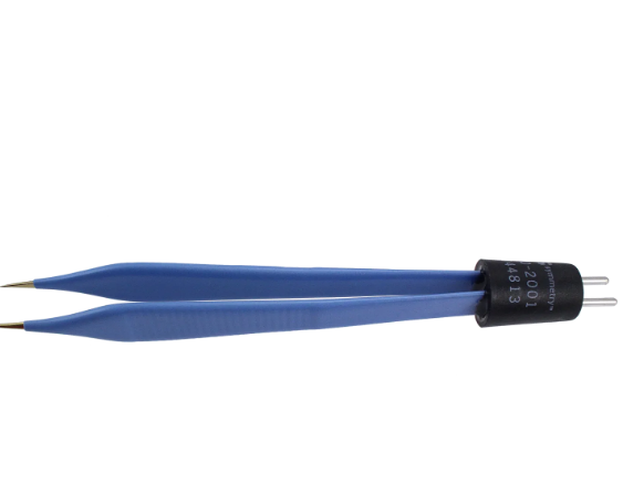 Olsen Midas Touch Adson Bipolar Forceps, 5", Smooth 0.5mm Tips, Straight, Insulated, Reusable