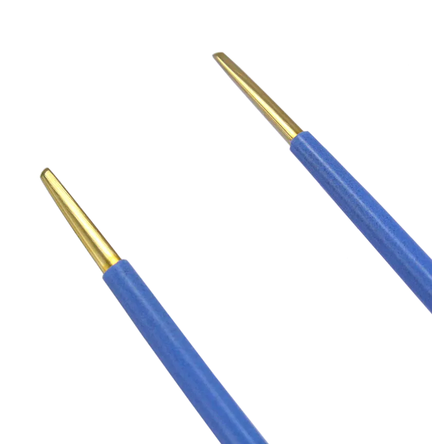 Olsen Bayonet, Midas Touch Bipolar Forcep, Reusable, Insulated, 0.75 mm tip, 10.5