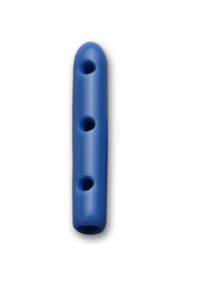 Protector, Vented, Solid Blue, 2mm x 19mm, Non-Sterile, 100 ea/bg