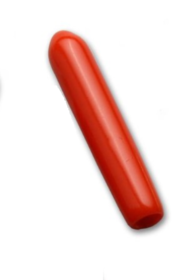 Protector, Vented, Solid Red, 3.2mm x 25.4mm, Non-Sterile, 100 ea/bg
