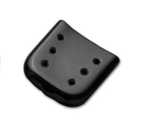 Protector, Vented, Solid Black, 3mm x 25mm x 25mm, Non-Sterile, 100 ea/bg