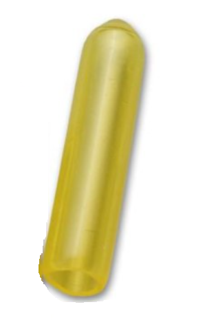 Instrument Tip Protectors, Yellow Tint, Non-Vented, 5x25mm, Non-sterile, 100ea/bg