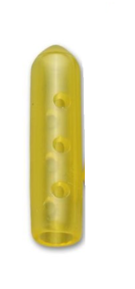 Instrument Tip Protectors, Vented, Yellow Tinted, 5x25mm, Non-Sterile, 100ea/bg