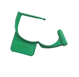 Locking Write-On Tags, Green, Non-Sterile, 100/Pk