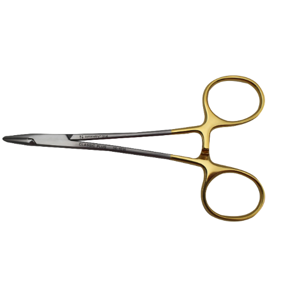 Needle Holder, Halsey, Smooth, 5 1/8"