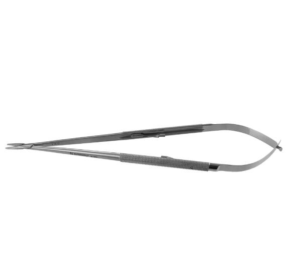 Needle Holder, Jacobson, Straight, w/Lock, 8-1/4"
