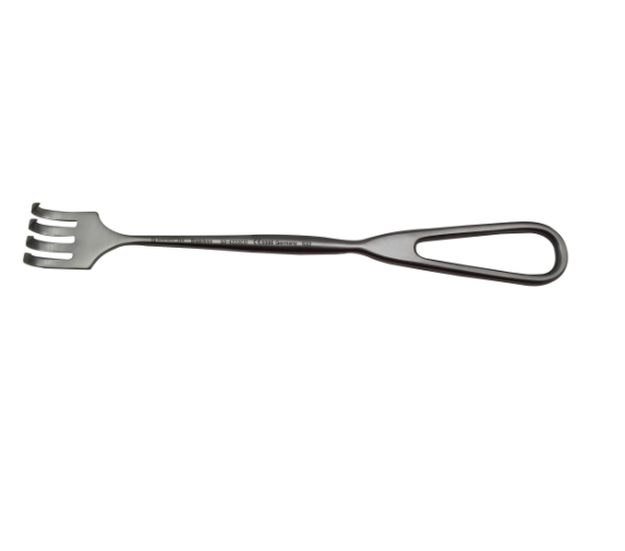 Symmetry Retractor, Volkman, Sharp, 4 Prong, 9"