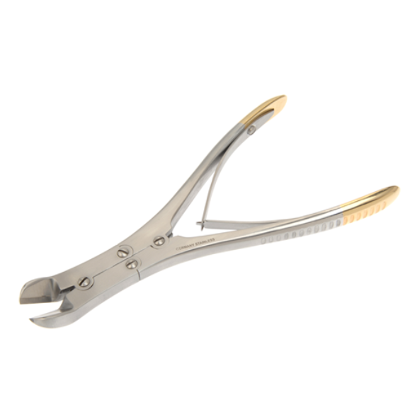 Pliers, Wire Cutting, Max Capacity 1.6mm, Angled, Tungsten Carbide Jaws, 7"
