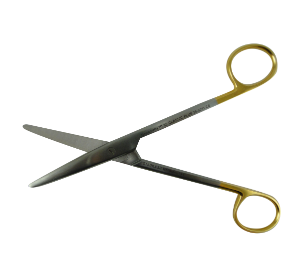 Classic Plus Scissors, Mayo, Straight, 6-3/4"