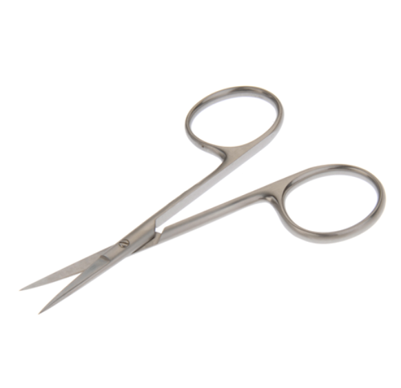 Symmetry Scissors, Iris, Straight, Delicate, Large Ring, 4"