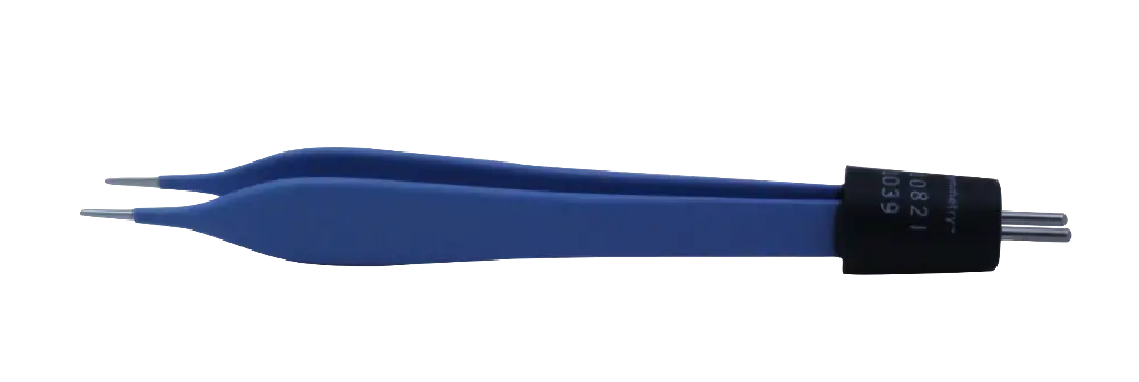 Olsen® Bipolar Forceps, Adson, Insulated, Smooth, Straight, 1.0 mm Tips, 5", 127 mm, Reusable