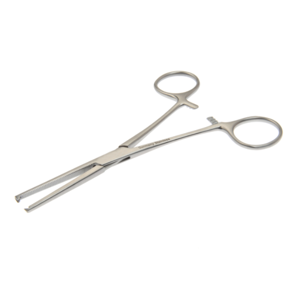 Symmetry Forceps, Kocher Hemostatic, Straight, 1x2 Teeth, 5 1/2"