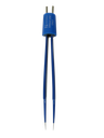Olsen® Bipolar Forceps, Midas Touch Jewelers, Insulated, Smooth, Straight Micro Tips, 4 1/2 in, 114 mm, Single Use, 5/bx