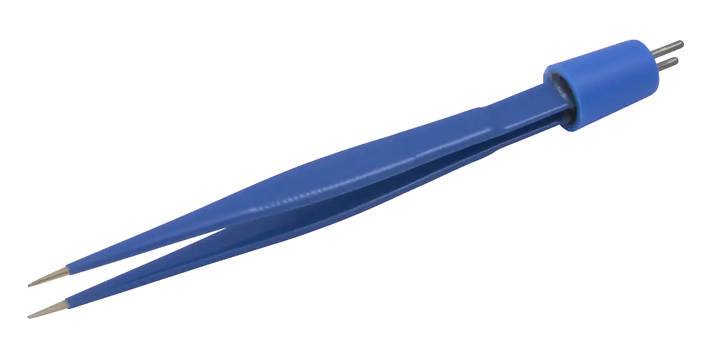 Olsen® Bipolar Forceps, Semkin, Midas Touch, Insulated, Smooth, Straight, 0.75 mm Tips, 5 3/4 in, 146 mm, Single Use, 5/bx