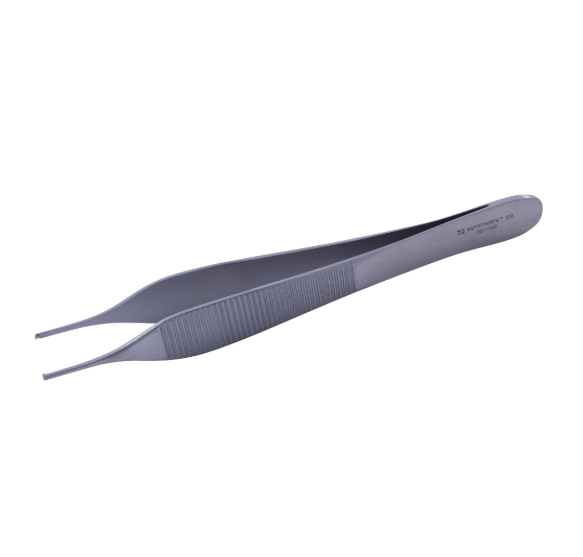 Forceps, Adson Tissue, 1 x 2 Teeth, 4-5/8"