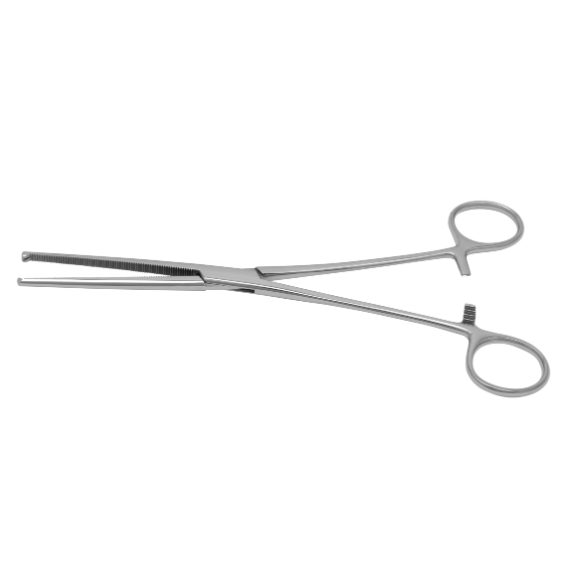 Forceps, Rochester-Ochsner, Straight, 1 x 2 Teeth, 9 in